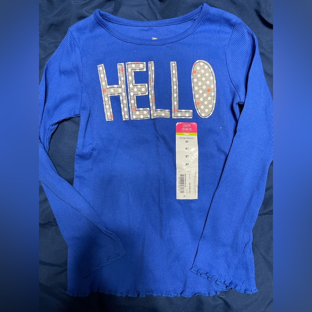 Girls 5t long sleeve shirt